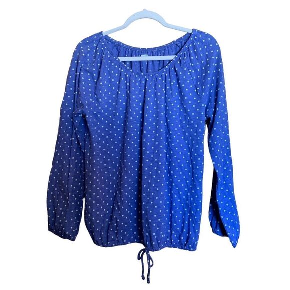 Old Navy Tops - Old Navy Plus Size XXL 16 Multicolor Polka Dot Print Empire Waist Cotton Blouse
